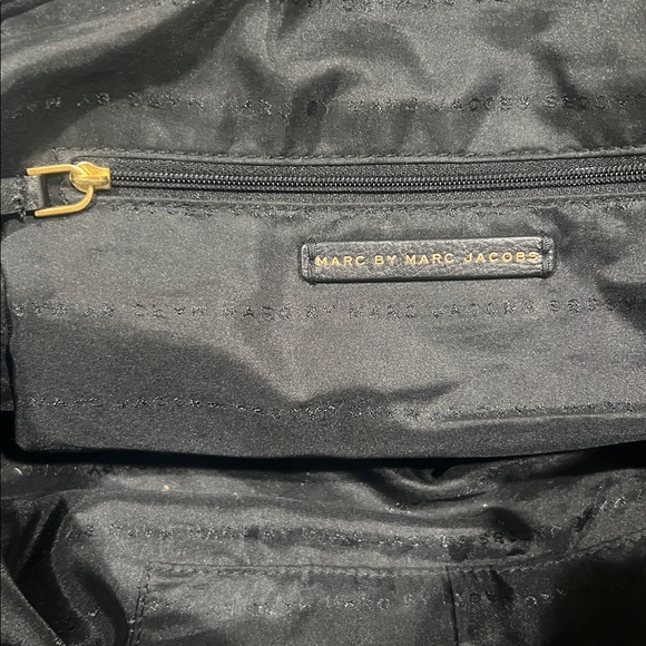 Marc by Marc Jacobs Black Textured Satchel - Picture 4 of 4